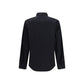 Black Cotton Dress Shirt
