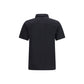 Blue Cotton Polo Shirt