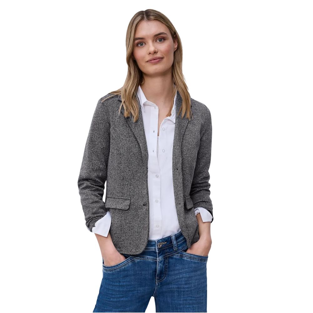 Blue Polyester Blazer