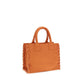 Orange Cotton Shoulder Bag