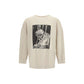 Beige Cotton Sweatshirt