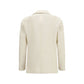 White Cotton Blazer
