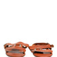Brown Leather Flat Sandals Shoes