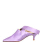 Purple Satin Sandals Shoes