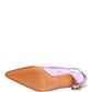 Purple Satin Sandals Shoes