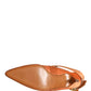 Orange Satin Sandals Shoes