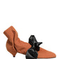 Brown Black Suede Boots Shoes