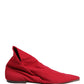 Red Suede Ankle Boots Shoes