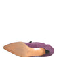 Purple Mid Calf Boots Shoes