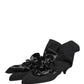 Black Suede Ankle Boots Shoes