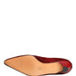 Burgundy Mid Calf Boots Shoes
