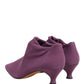 Shoes Purple Suede Ankle Boots Shoes