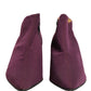 Purple Suede AnkleBoots Shoes