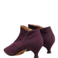 Purple Suede AnkleBoots Shoes
