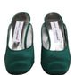 Green Suede Leather High Heel Pumps Shoes
