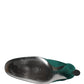 Green Suede Leather High Heel Pumps Shoes