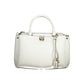 White Polyurethane Women Handbag
