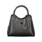 Black Polyurethane Women Handbag