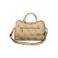 Black Polyurethane Women Handbag