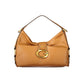 Marrone Polyurethane Women Handbag