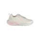 White Polyester Women's Sneakers