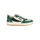 White Polyurethane Men Sneaker