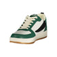 White Polyurethane Men Sneaker