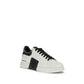 White Calf Leather Bos Taurus Low Top Sneakers