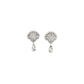 Silver Metal Earrings