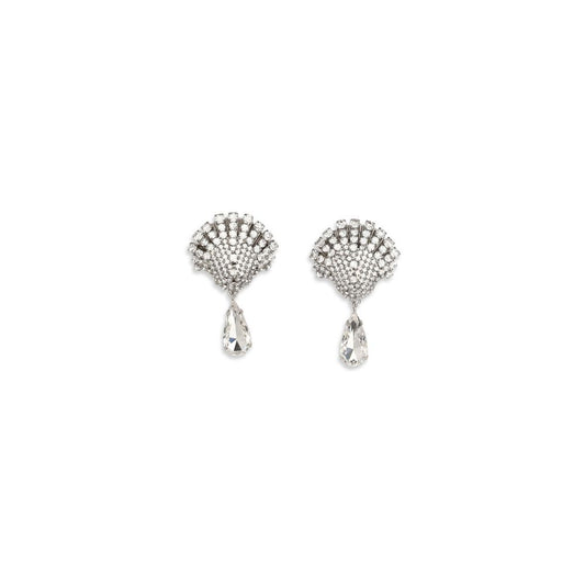 Silver Metal Earrings