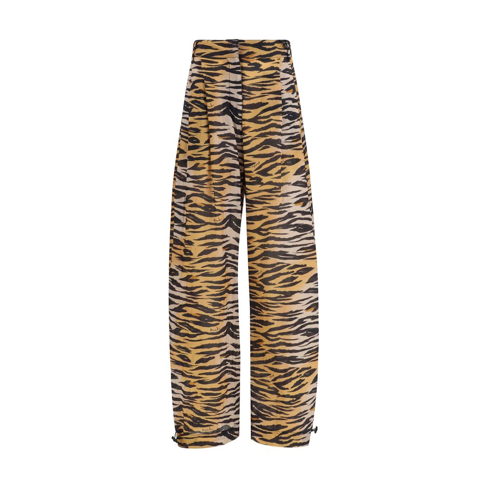 Multicolor Cotton Pants