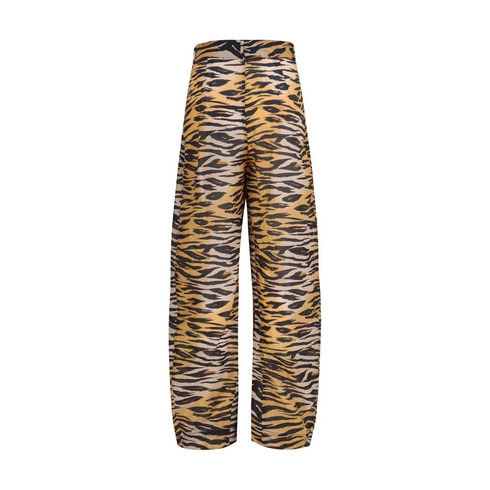 Multicolor Cotton Pants