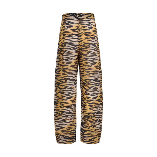 Multicolor Cotton Pants