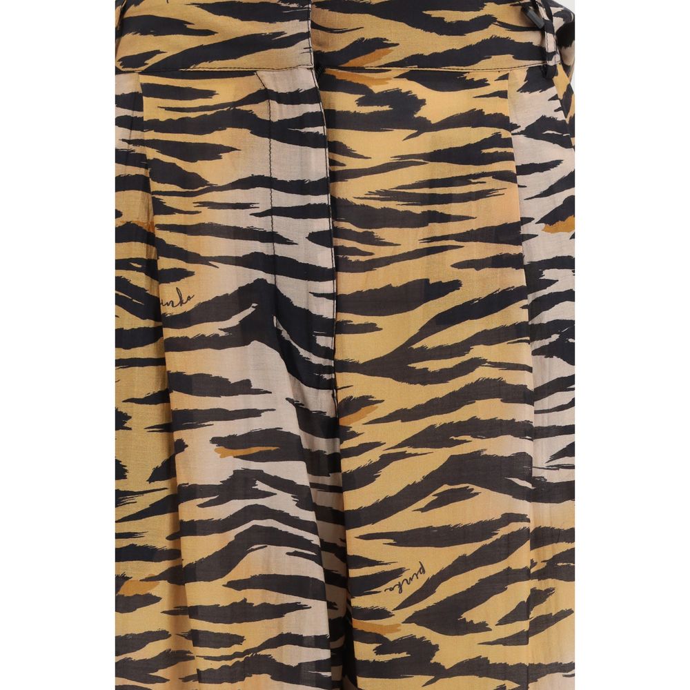 Multicolor Cotton Pants