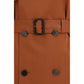 Brown Cotton Trench Coat