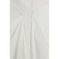 White Cotton Casual Dress