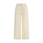 Bicolor Cotton Relaxed Fit Jeans