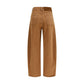 Brown Cotton Relaxed Fit Jeans