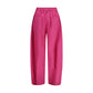 Multicolor Lyocell Casual Pants
