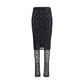 Black Recycled Polyamide Midi Skirt