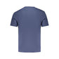 Blue Cotton Men's T-Shirt