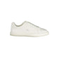 White Polyurethane Women Sneaker