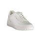 White Polyurethane Men Sneaker