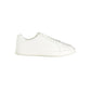 White Polyurethane Men Sneaker
