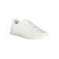 White Polyurethane Men Sneaker