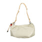 Ecru Polyurethane Women Handbag