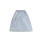 Blue Silk Long Skirt