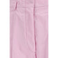 Multicolor Cotton Casual Pants