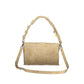 Beige Polyurethane Women Handbag