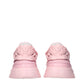 Pink Leather Chunky Sneakers